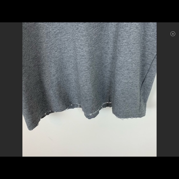 Kooples distressed short sleeve sweatshirt - Picture 5 of 6